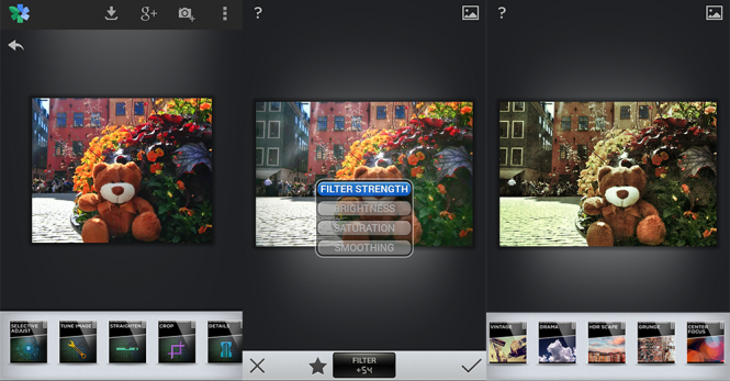 Editing Photos in Snapseed