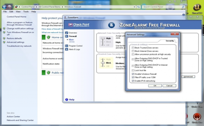 ZoneAlarm Free Firewall