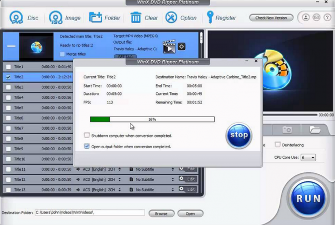 WinX DVD Ripper