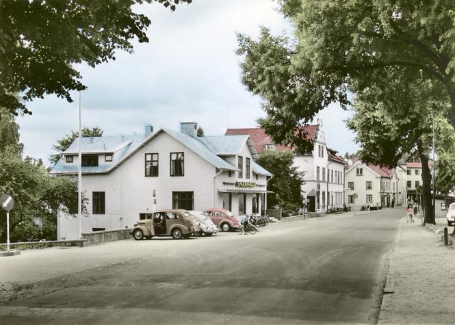 Loftagatan (Lofta street) in Gamleby, Småland, Sweden