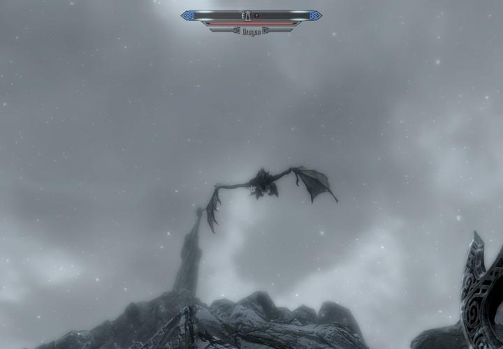 A Dragon Attack in Skyrim: In Moments Like This One You Can Forgive Bethesda for Anything