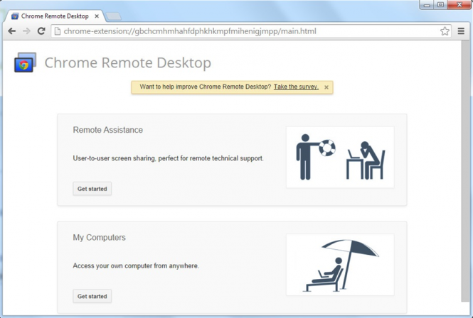 Chrome Remote Desktop