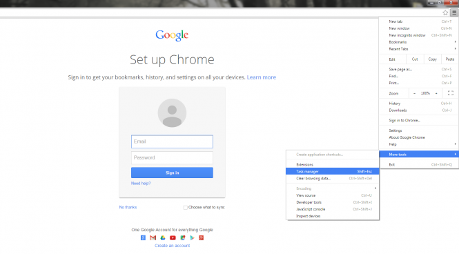 Chrome Task Manager