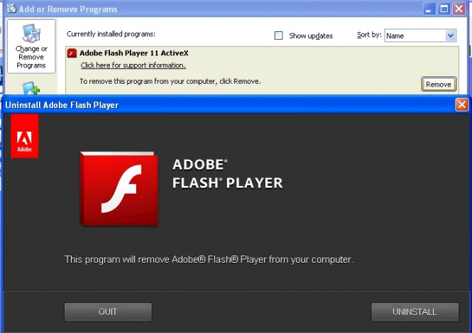 Flash Player Uninstaller