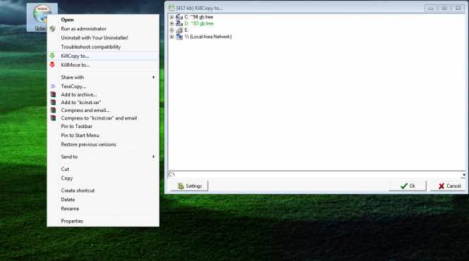 Аналог killcopy для windows 10