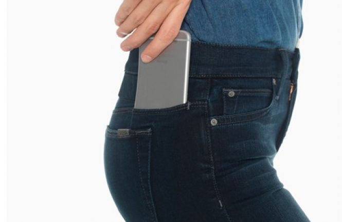 Placing your iPhone in the special pocket