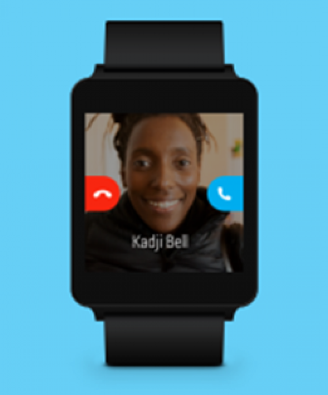 Skype on Android Wear