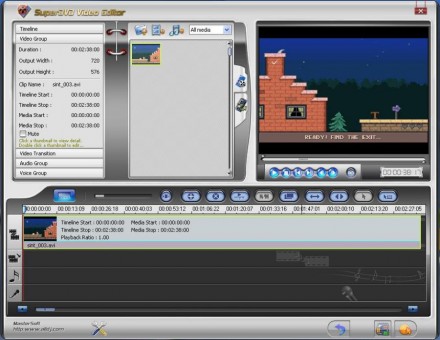 SuperDVD Video Editor Application