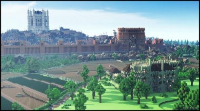 King's Landing from Minecraft Blocks by Maruku