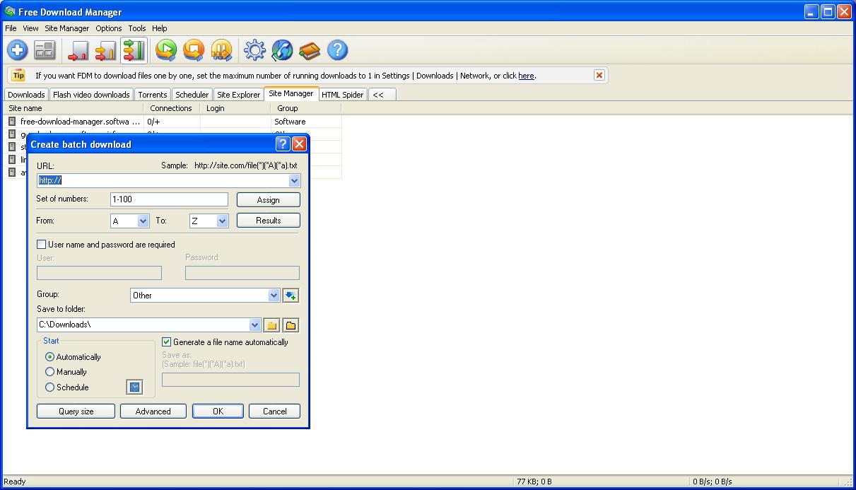 downloads free download manager