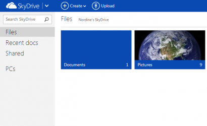 SkyDrive Interface