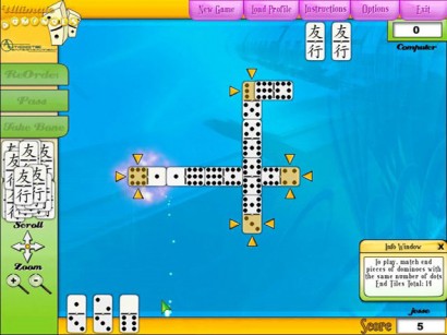 Dominoes: Trying the Gameplay