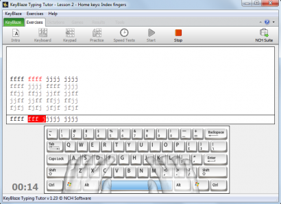 keyblaze free typing tutor