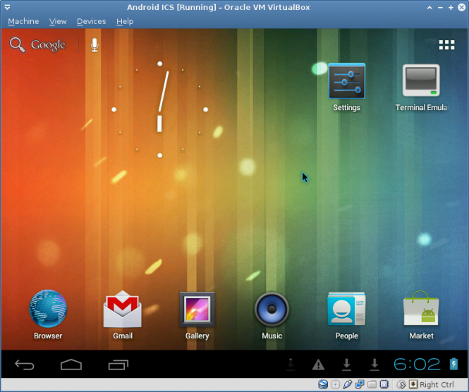 android os virtualbox