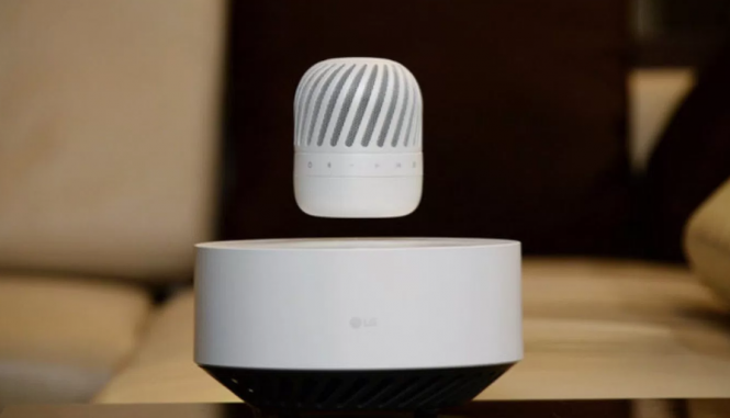 LG's levitating speakers