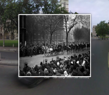 Is it possible to meet a carriage in the street? The answer is yes! Historypin can do it.